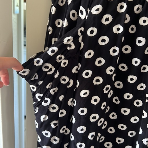 Gianni Bini Blue polka dot sundress with pockets - Picture 4 of 5